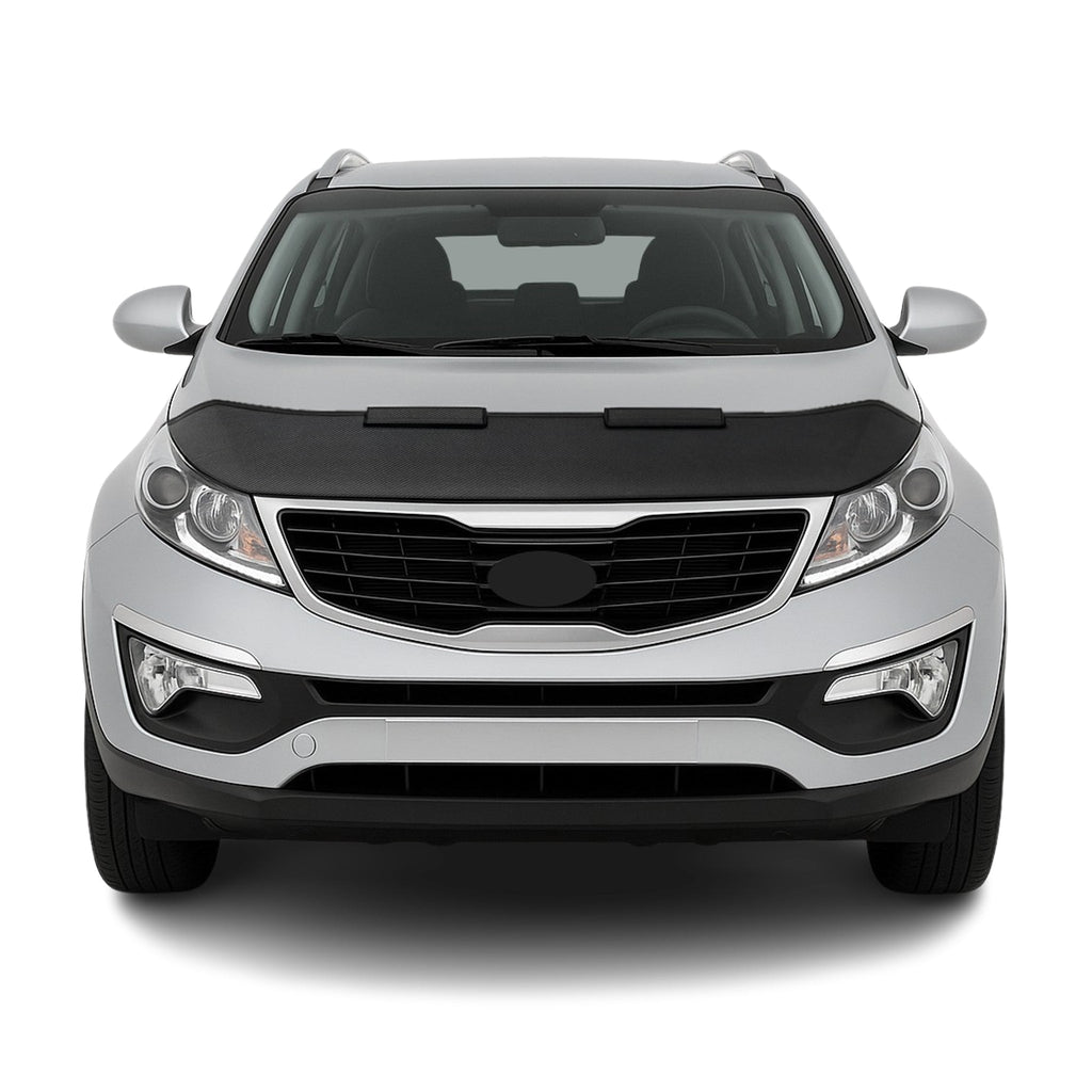 2011-2016 Kia Sportage Car Bonnet Mask Hood Bra Carbon Black 1 Pc
