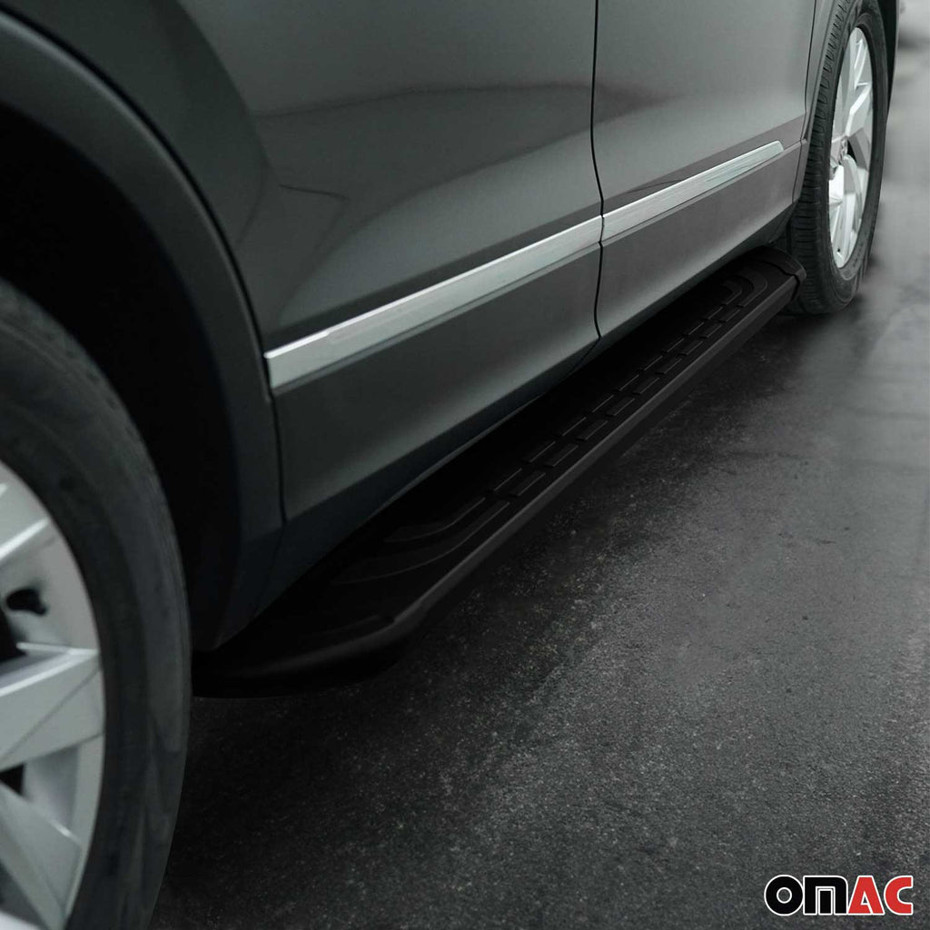 1994-2002 Land Rover Range Rover Running Boards Side Steps Black