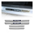 VW Golf Tiguan Passat Door Sill Scuff Plate Illuminated Exclusive Stainless Steel Silver 4Pcs