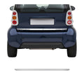 2007-2015 Smart ForTwo Rear Trunk Molding Trim Stainless Steel Silver