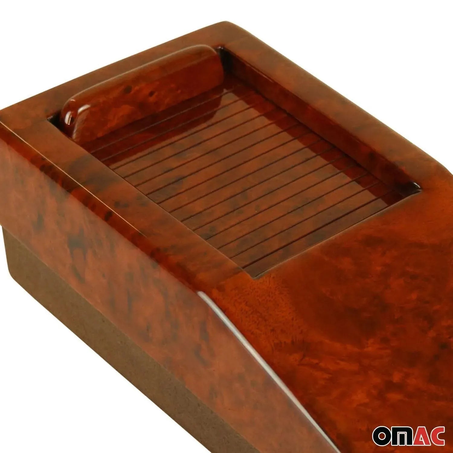 1988-1994 Mercedes E Class W124 Console Cassette Center Box Wood Walnut