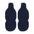 Hyundai Antiperspirant Front Seat Cover Pads Black Dark Blue 2 Pcs