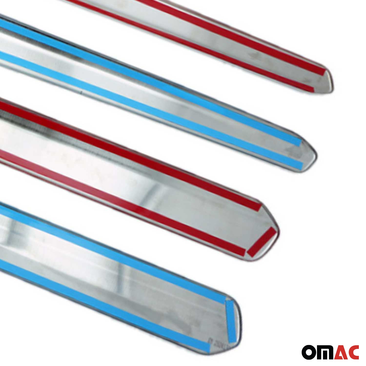 2015-2022 RAM ProMaster City Side Door Molding Trim Skirt Garnish Stainless Steel 4Pcs