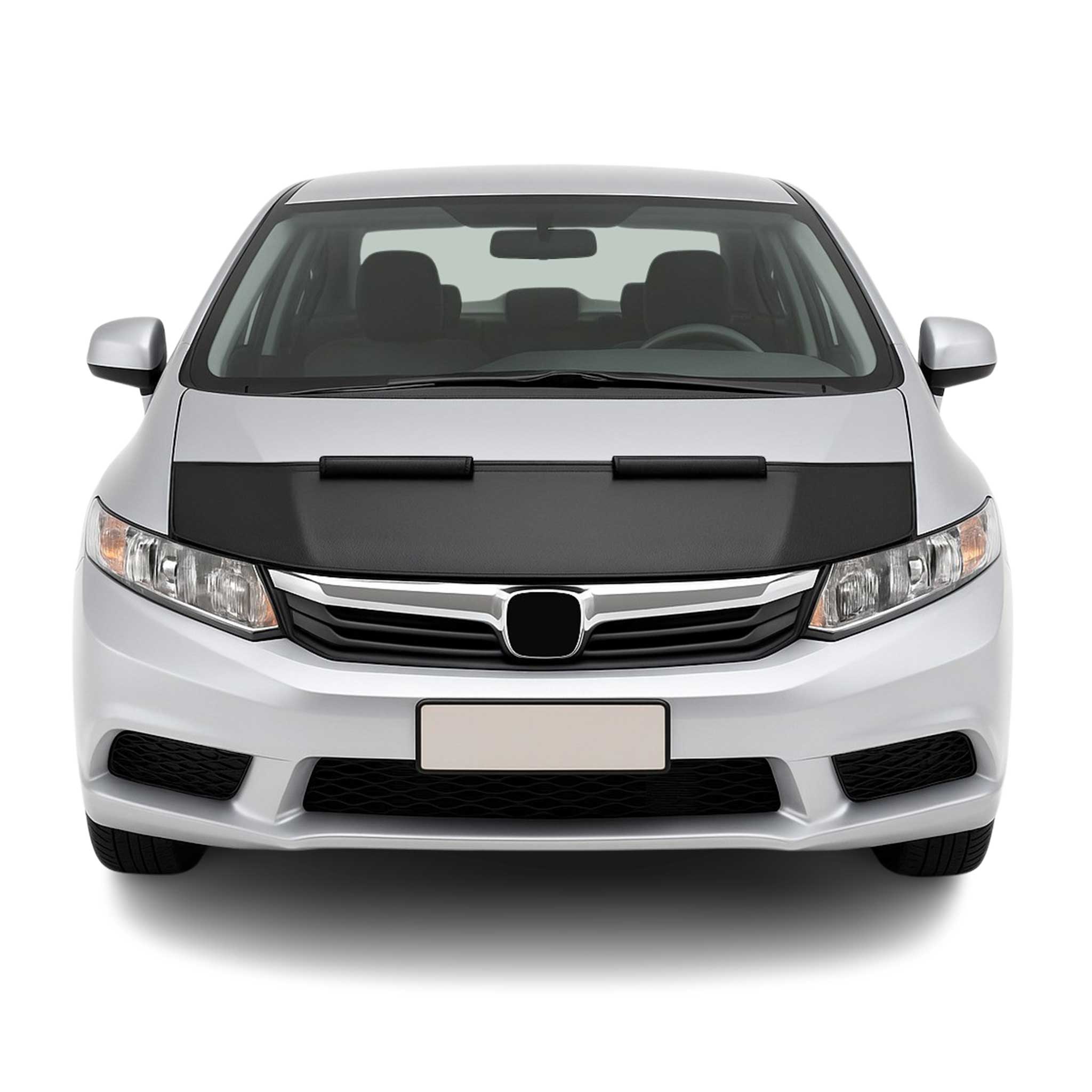 2012-2015 Honda Civic Sedan Car Bonnet Mask Hood Bra Black 1 Pc
