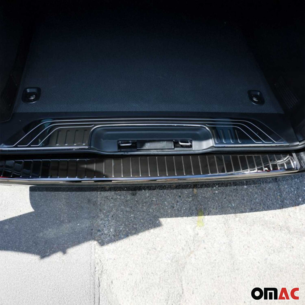 2016-2024 Mercedes Metris Trunk Sill Cover Bumper Guard Protector Stainless Steel Dark