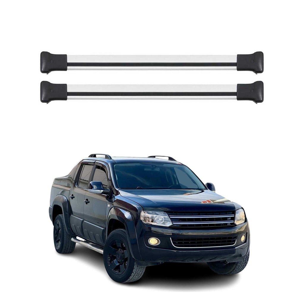 2010-2020 VW Amarok Roof Rack Cross Bars Silver