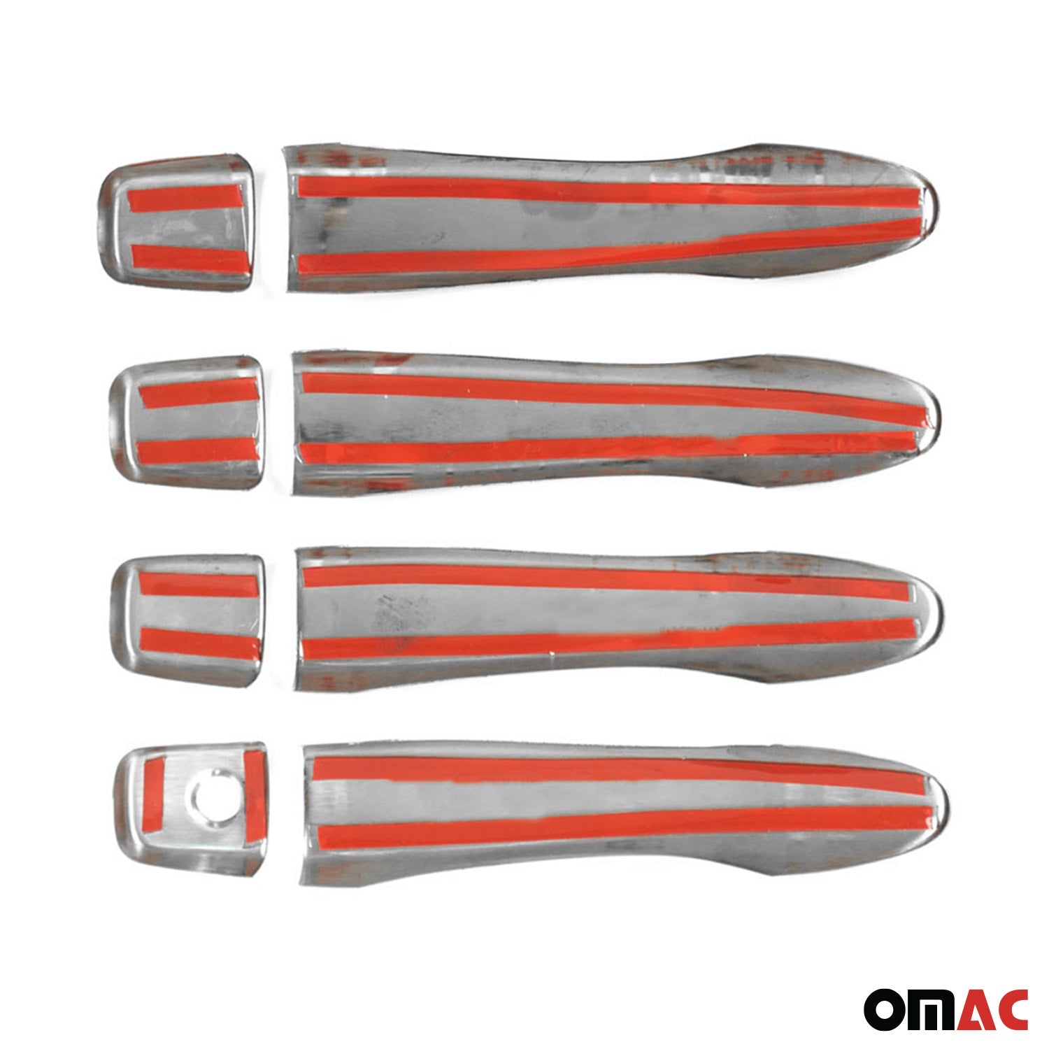 2018-2024 Nissan Kicks Car Door Handle Cover Protector Stainless Steel Chrome 8 Pcs