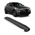 2023-2026 Alfa Romeo Tonale Running Boards Side Steps Silver & Black