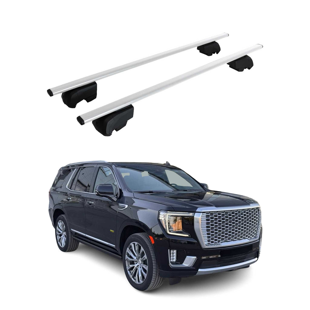 2021-2026 GMC Yukon Roof Rack Cross Bars Silver