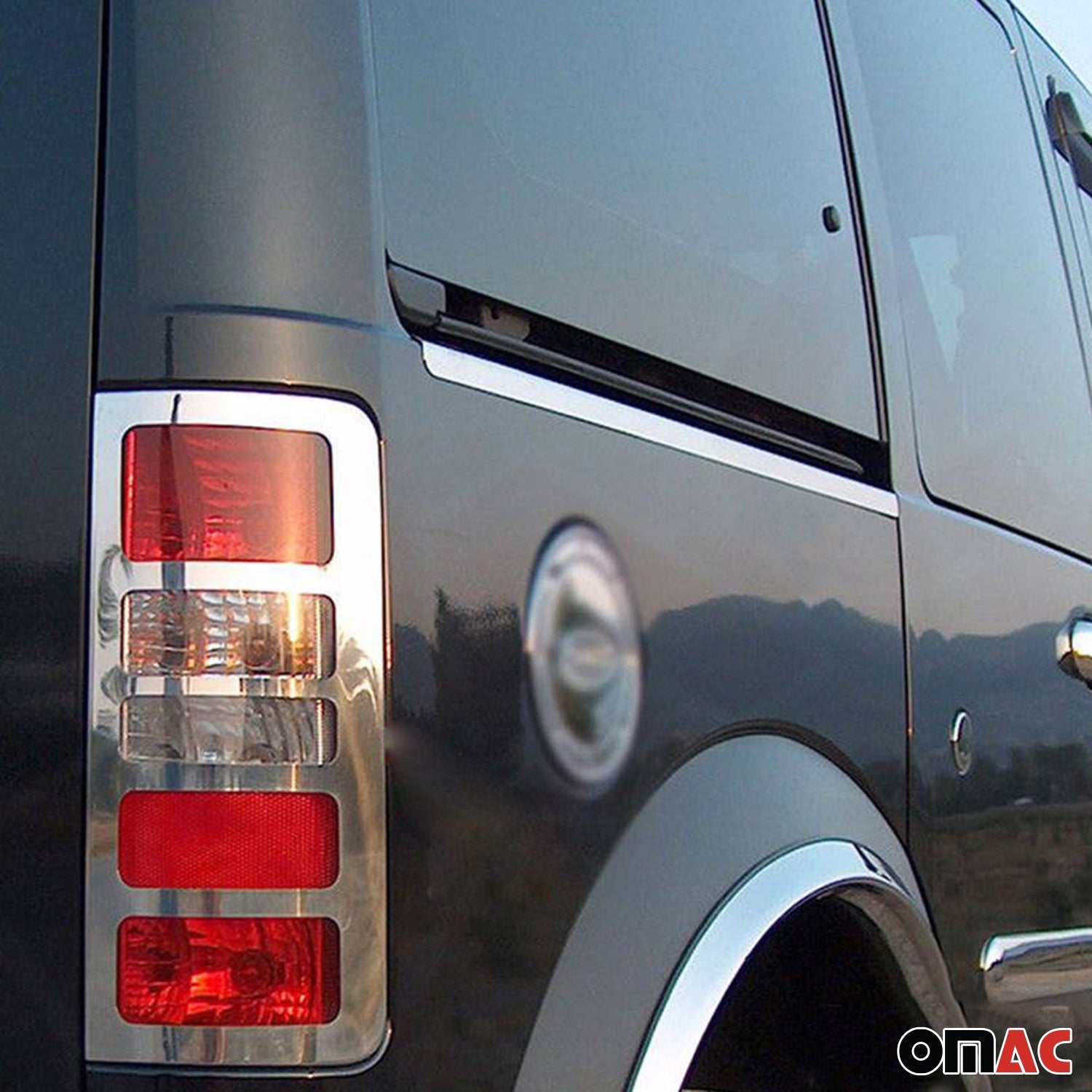 2010-2013 Ford Transit Connect L2 Long Side Door Molding Trim Stainless Steel Silver