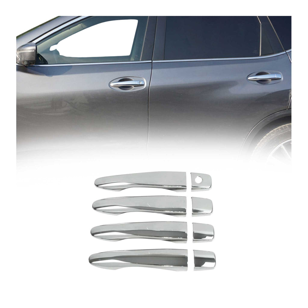 2018-2024 Nissan Kicks Car Door Handle Cover Protector Stainless Steel Chrome 8 Pcs