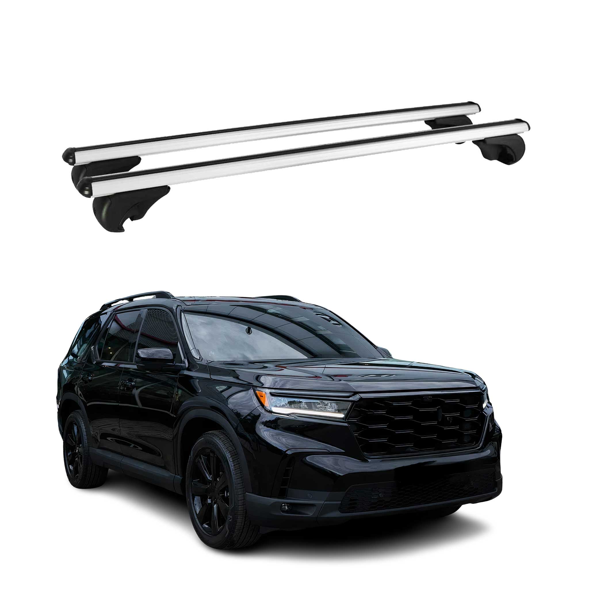 2023-2026 Honda Pilot Roof Rack Cross Bars Silver
