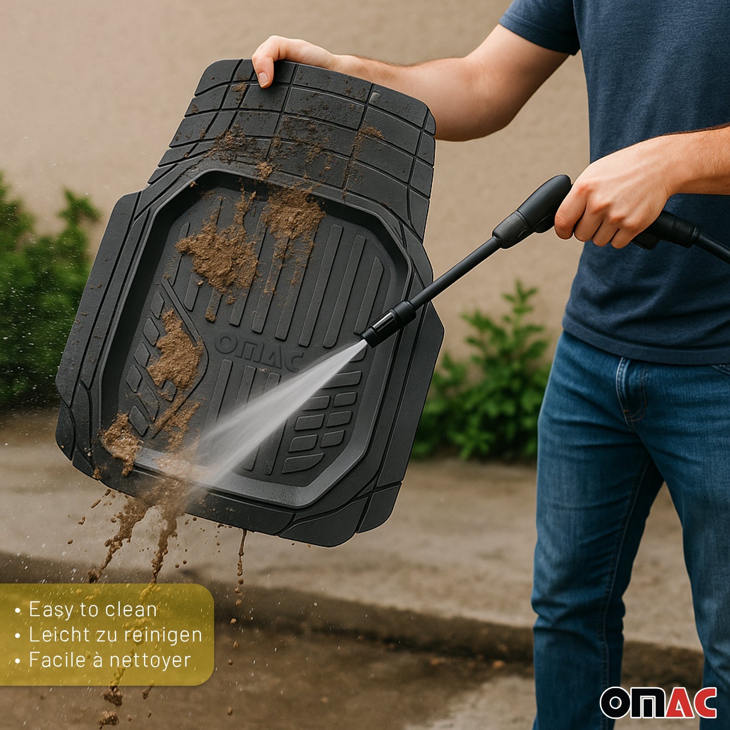 1999-2007 Chevrolet Silverado Semi-Custom fit Floor Mats Liner All Weather 3D Black Waterproof 4Pcs