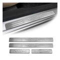 2004-2015 Nissan Armada Door Sill Scuff Plate Scratch Protector Exclusive Stainless Steel Silver 4Pcs