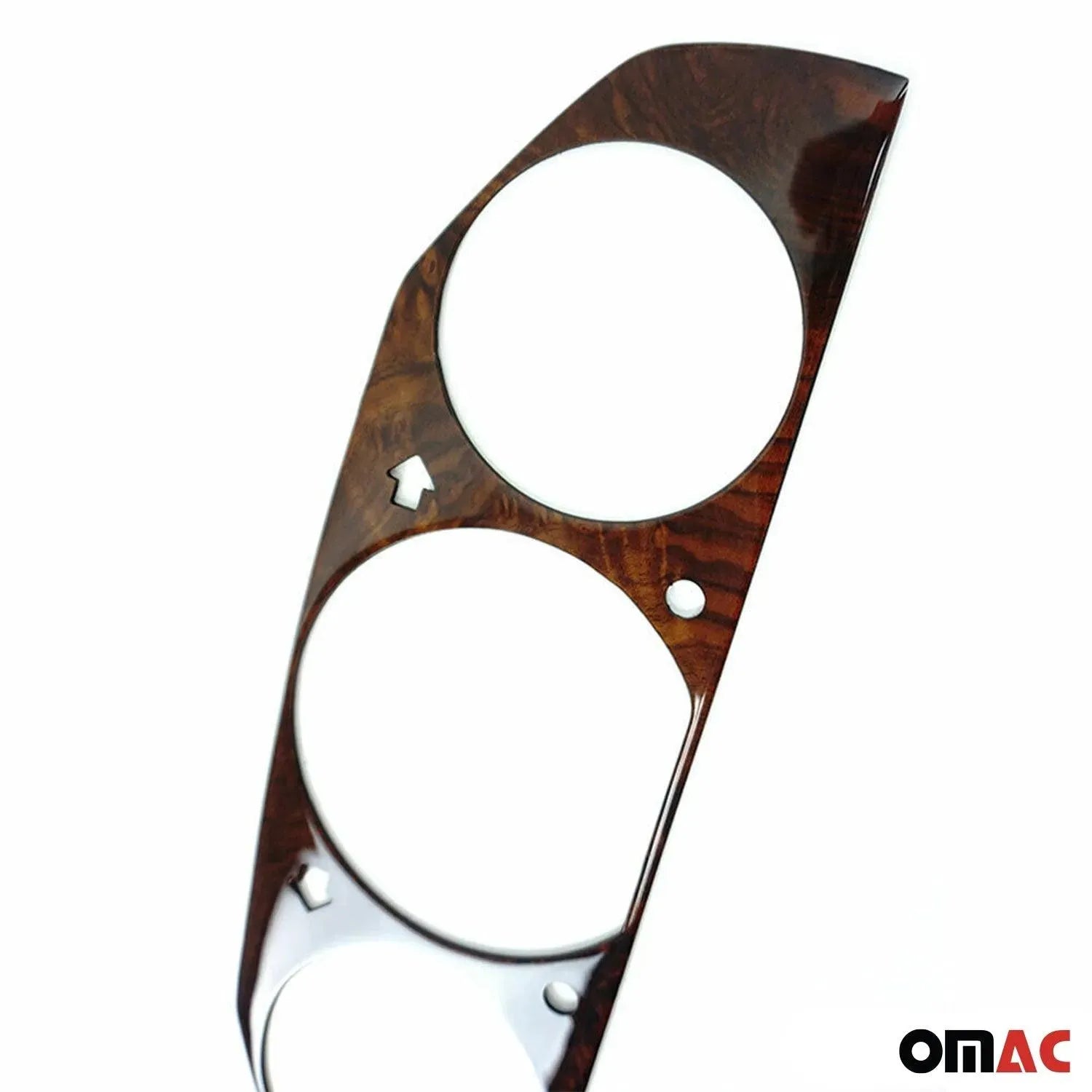 1988-1990 Mercedes E Class W124 Dash Speedometer Frame Wood Walnut 1Pc