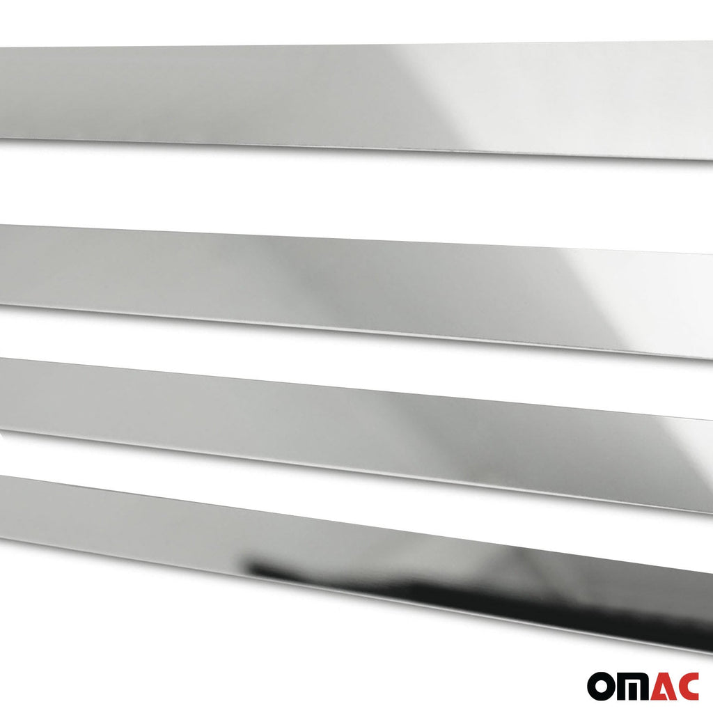 2014-2019 Ford Transit Connect Side Door Molding Trim Stainless Steel Silver 4x