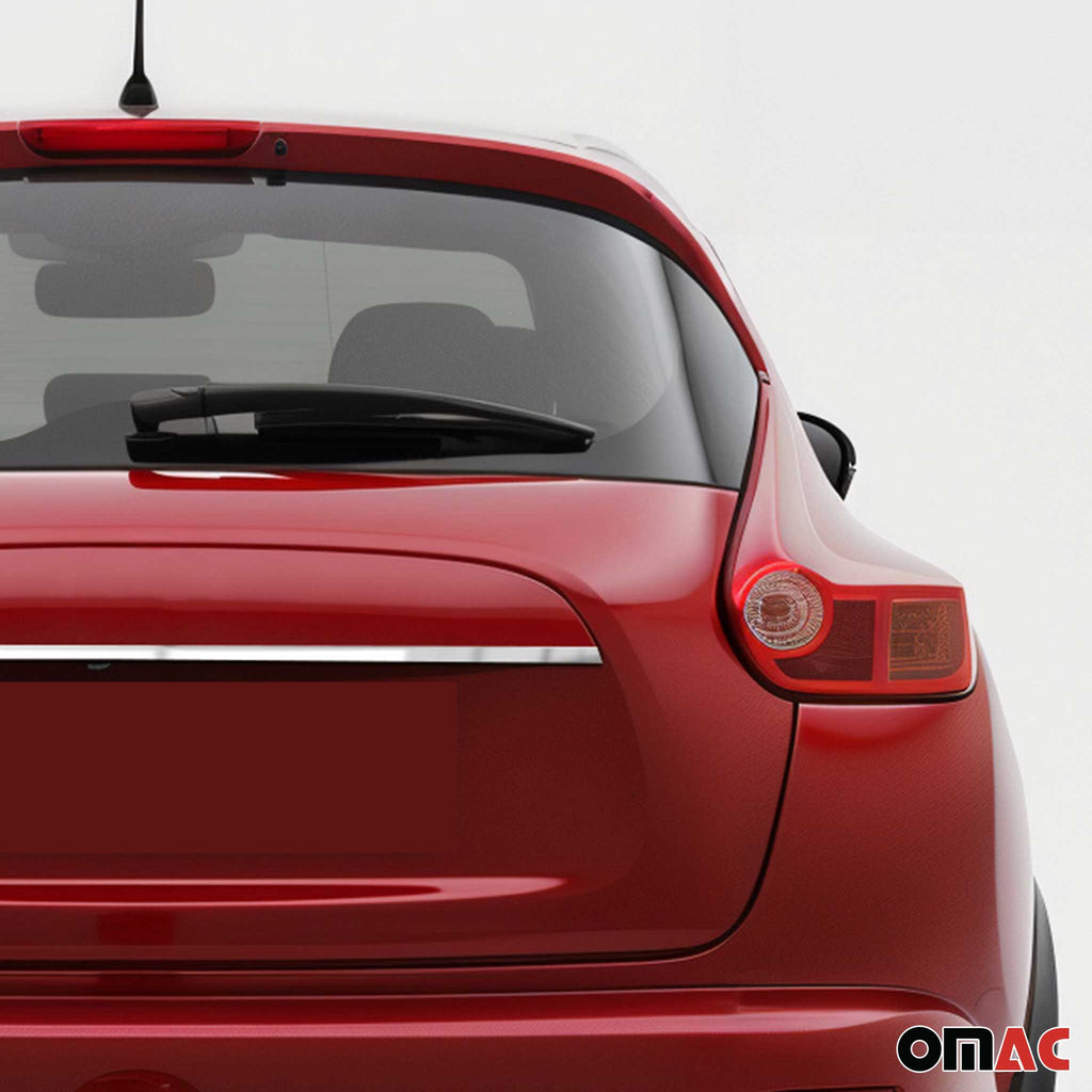 2011-2017 Nissan Juke Trunk Tailgate Door Handle Cover Brushed Stainless Steel Silver
