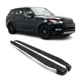 2014-2022 Land Rover Range Rover Sport Running Boards Side Steps Silver & Black