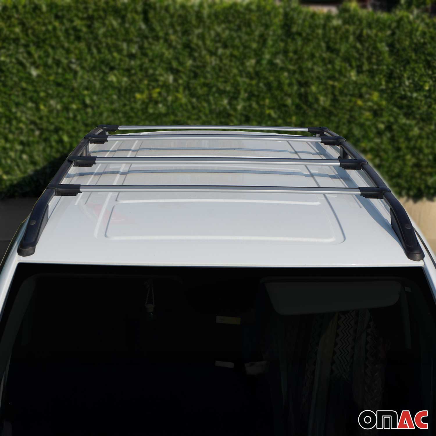 2015-2026 Ford Transit Roof Rack Cross Bars 4Pcs Silver