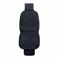 Alfa Romeo Leather Breathable Front Seat Cover Pads Black Blue 1Pc