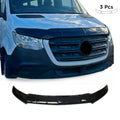 2019-2026 Mercedes Sprinter W907 910 Front Bug Shield Hood Deflector 3Pcs