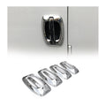 2014-2022 RAM ProMaster Car Door Handle Cover Protector Silver Chrome 8 Pcs
