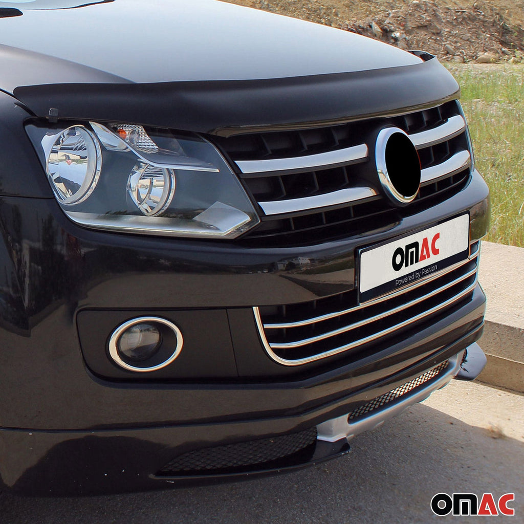 2010-2016 VW Amarok Front Bumper Grill Trim Molding Stainless Steel Silver 1 Pc