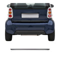 2007-2015 Smart ForTwo Rear Trunk Molding Trim Stainless Steel Dark 1Pc