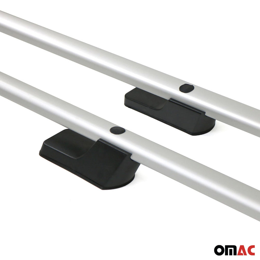 2015-2026 Ford Transit L2 MWB Roof Rack Rails Side Rails Silver