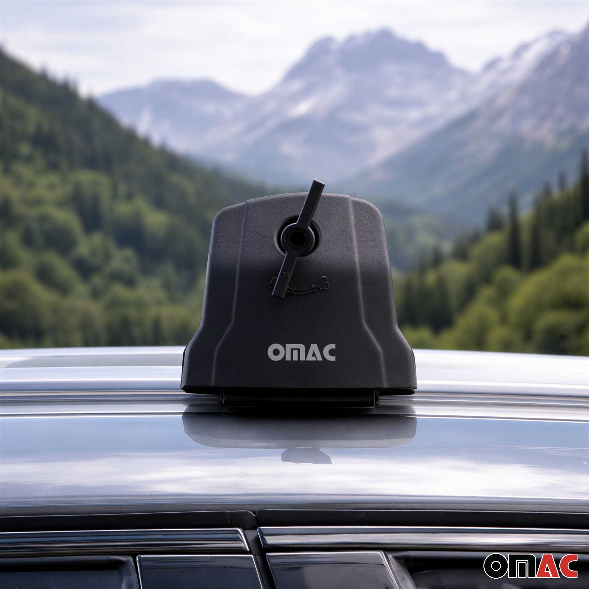 2013-2018 Audi Q3 Q3 Quattro Roof Rack Cross Bars Black