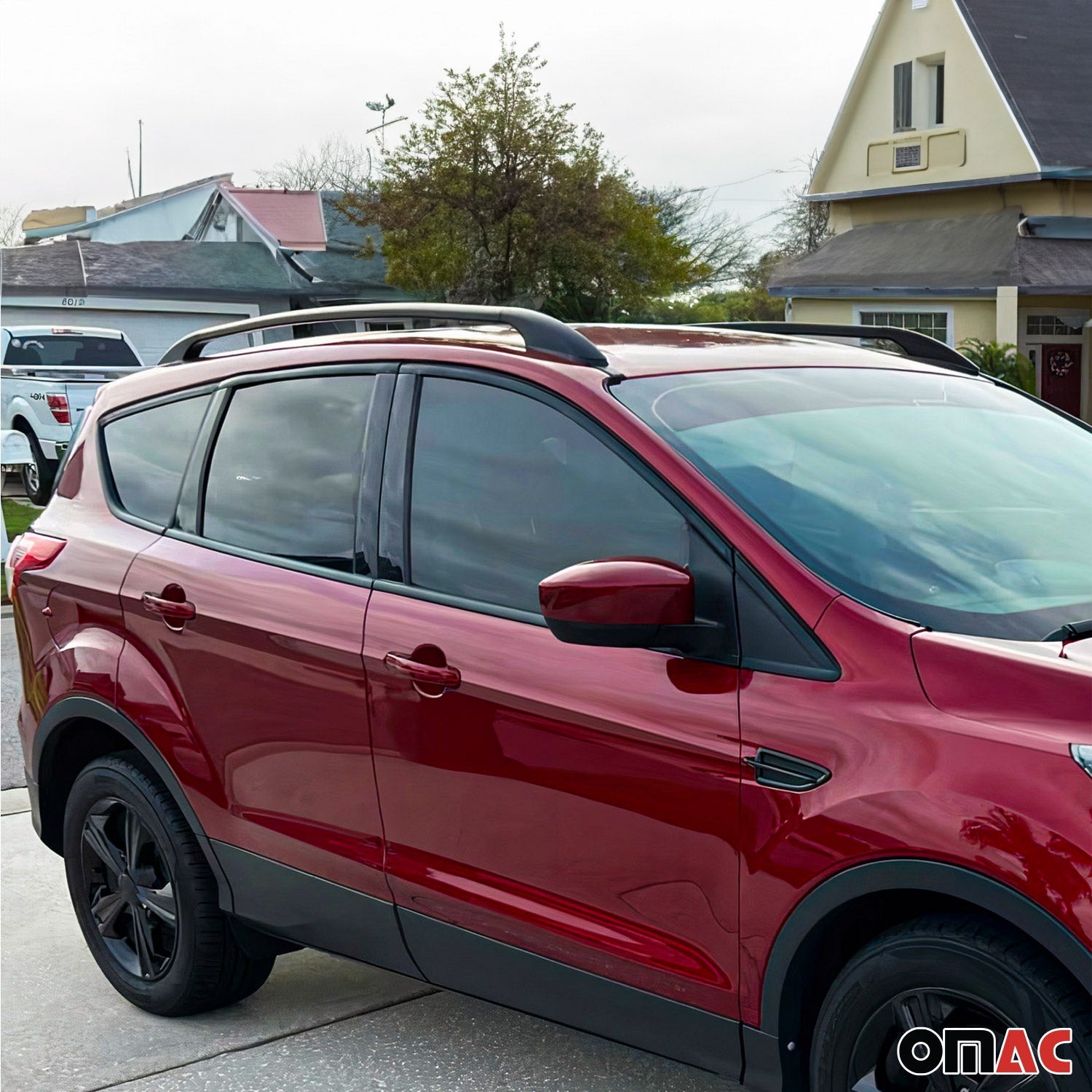 2013-2019 Ford Escape Roof Rack Rails Side Rails Black