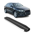2013-2018 Audi Q3 / Q3 Quattro Running Boards Side Steps Silver & Black