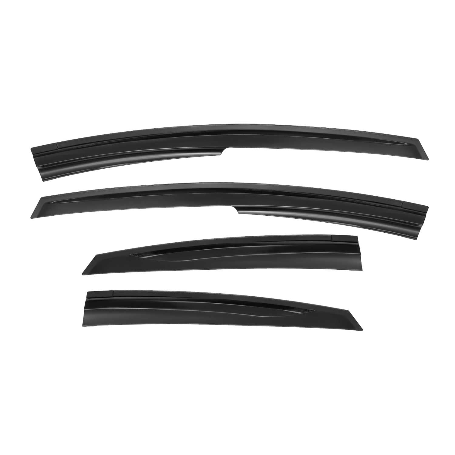 2012-2015 Toyota Prius Window Visor Vent Rain Deflector 4Pcs Smoke