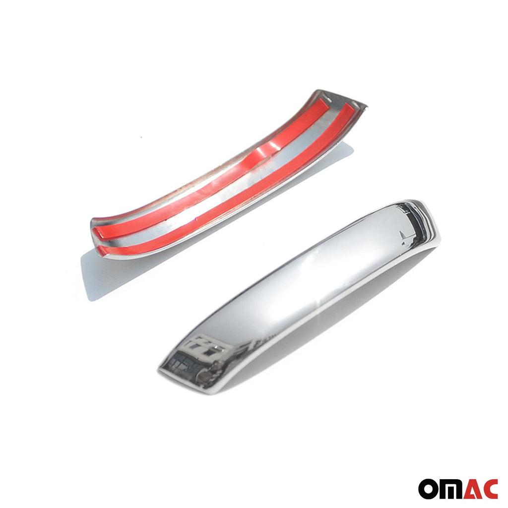 1998-2007 Smart ForTwo Car Door Handle Cover Trim Stainless Steel Chrome 2 Pcs