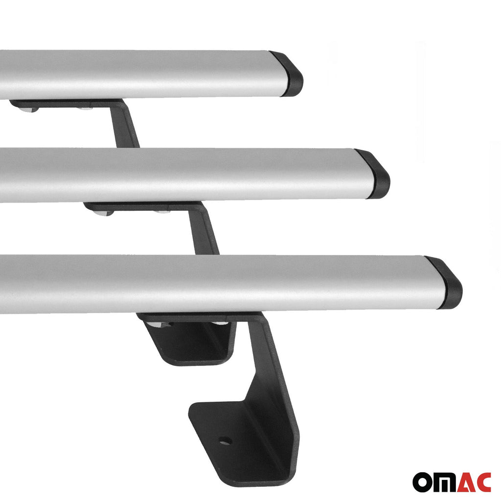2015-2022 Ram Promaster City Roof Rack Cross Bars 3Pcs Silver
