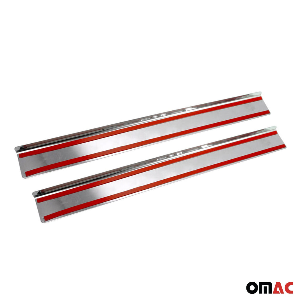 2010-2013 Ford Transit Connect Door Sill Scuff Plate Scratch Protector Stainless Steel
