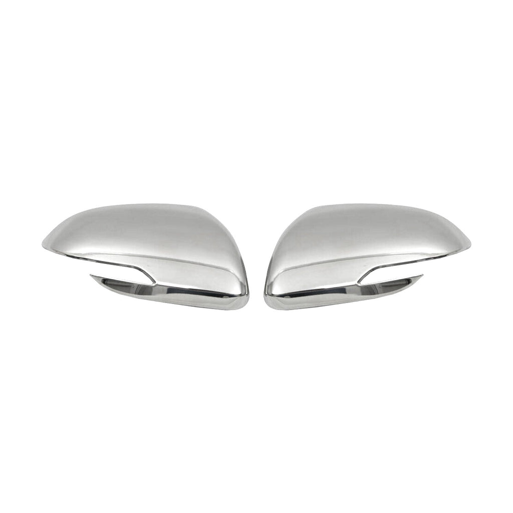 2018-2023 Kia Rio Side Mirror Cover Caps Stainless Steel Silver 2 Pcs