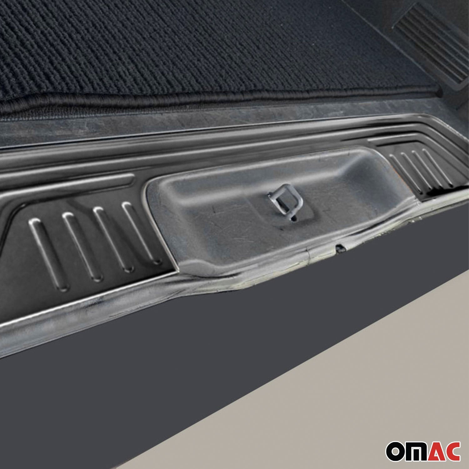 2016-2024 Mercedes Metris Trunk Sill Cover Bumper Guard Protector Stainless Steel Dark