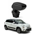 2014-2020 Fiat 500L Black Center Console Armrest Black Sliding 1Pc
