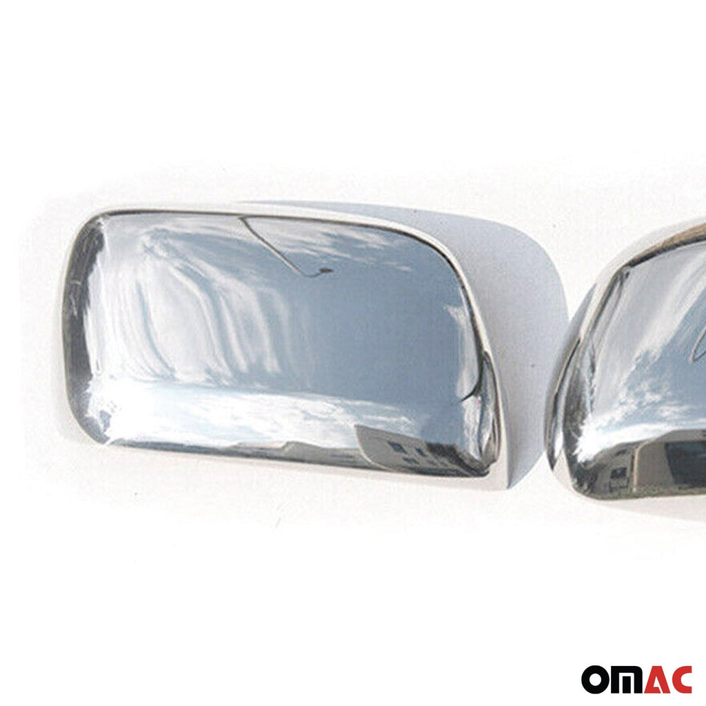 2008-2015 Lexus LX 570 Side Mirror Cover Caps Stainless Steel Silver 2 Pcs