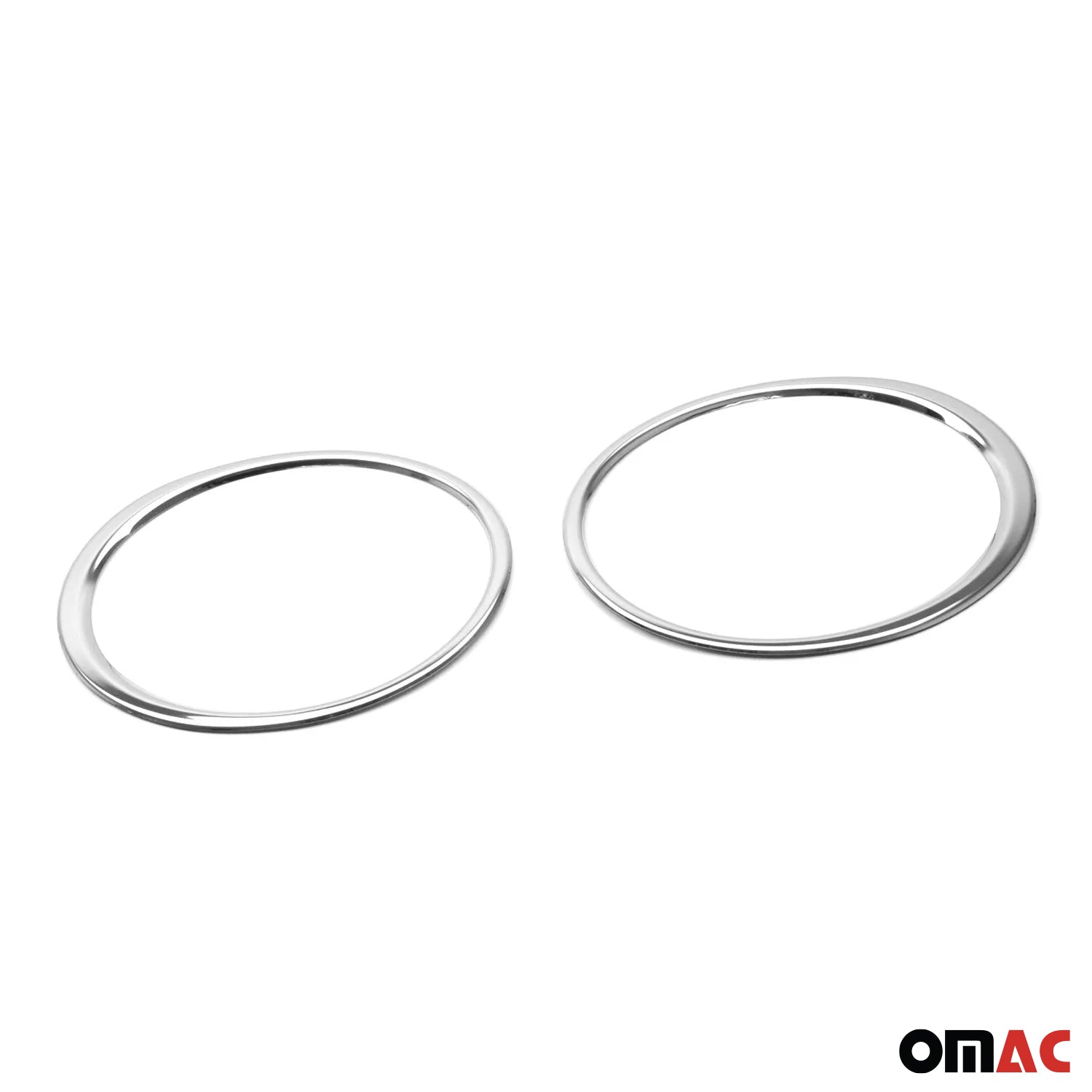 2015-2017 Nissan Juke Fog Light Headlight Lamp Surround Cover Silver 2 Pcs