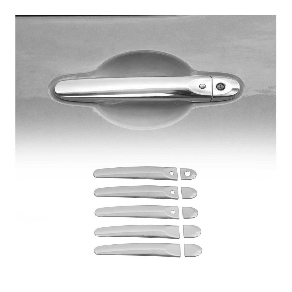 2009-2014 Nissan Cube Car Door Handle Cover Protector Stainless Steel Chrome Sensor