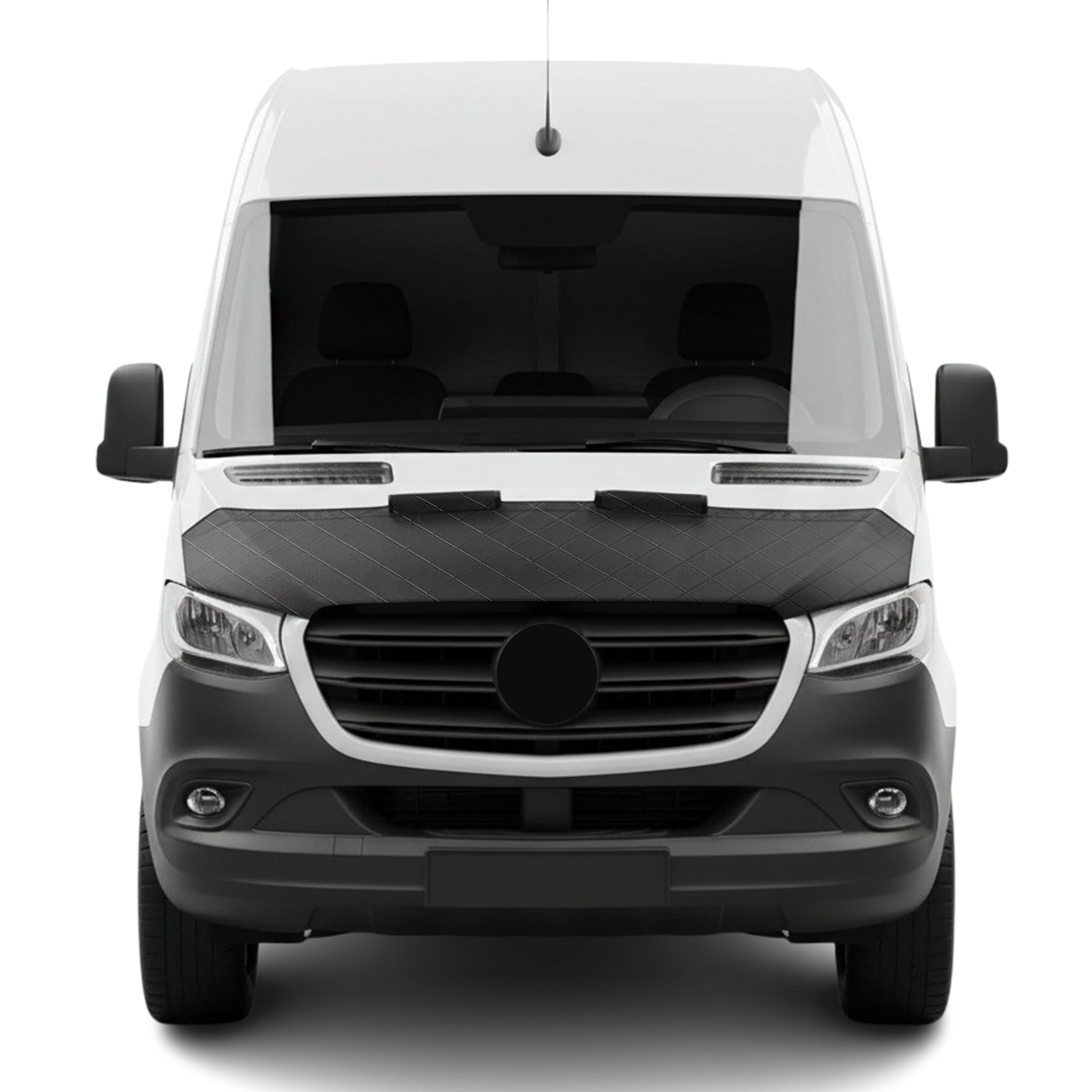 2019-2026 Mercedes Sprinter W907 910 Car Bonnet Mask Hood Bra Diamond Black