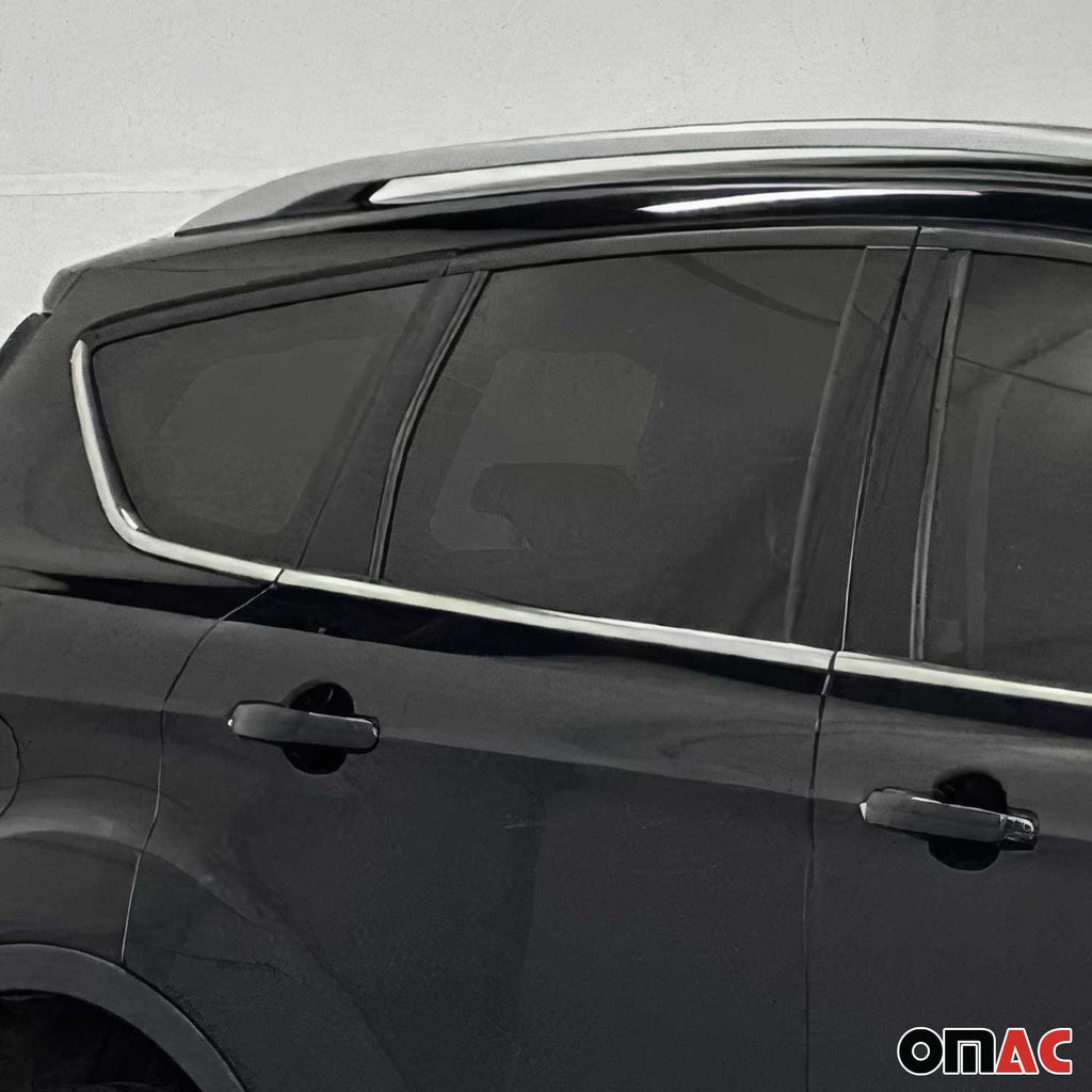 2013-2019 Ford Escape Window Molding Trim Streamer Stainless Steel 10x