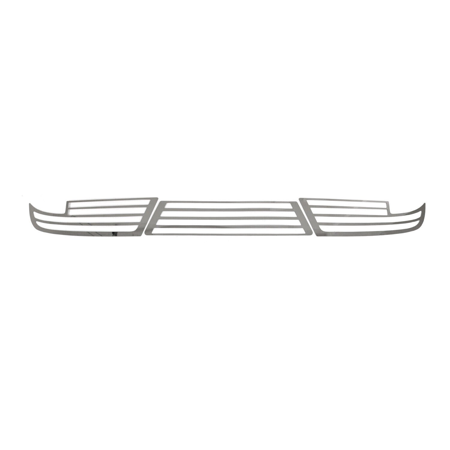 2019-2023 Ford Ranger Rear Bumper Sill Cover Protector Guard Stainless Steel Silver 3Pcs