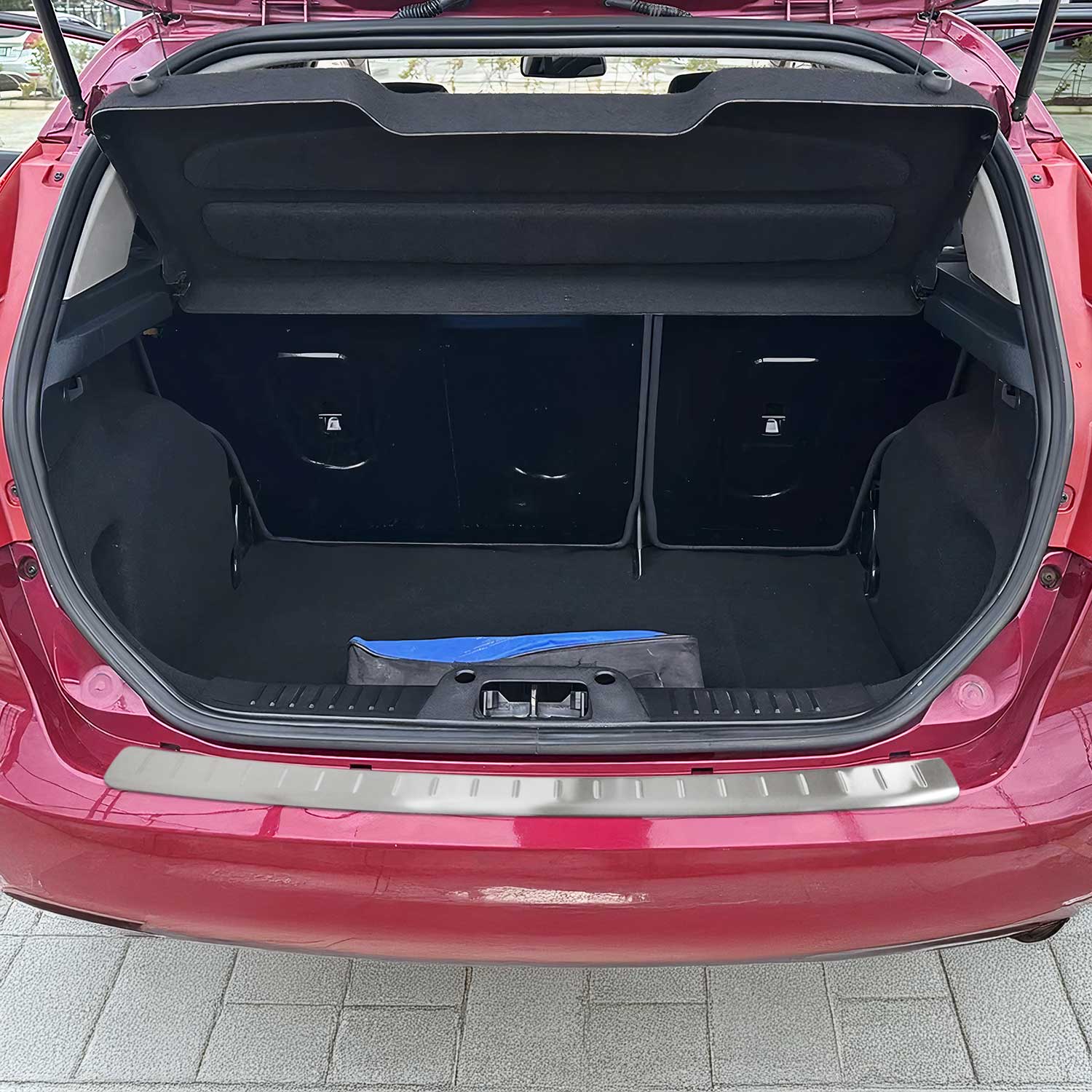 2011-2019 Ford Fiesta Rear Bumper Guard Stainless Steel Brushed