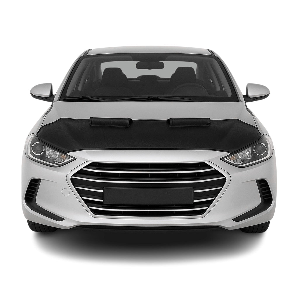 2017-2020 Hyundai Elantra Car Bonnet Mask Hood Bra Black 1 Pc