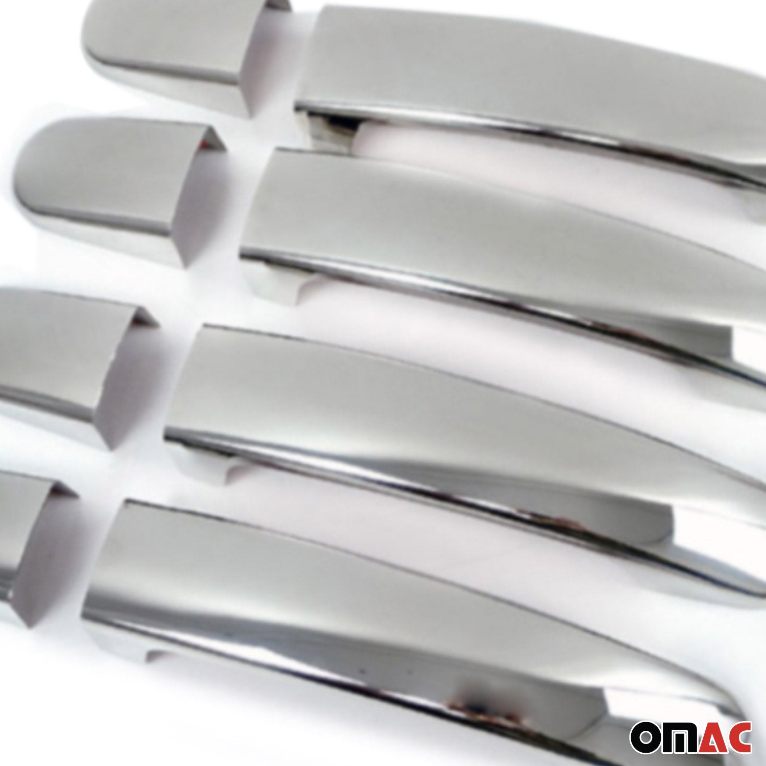 2015-2024 Ford Transit 150 Car Door Handle Cover Protector Stainless Steel 8 Pcs