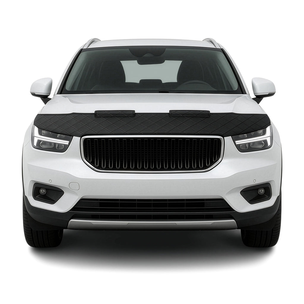2019-2026 Volvo XC40 Car Bonnet Mask Hood Bra Diamond Black 1 Pc