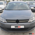 2011-2014 VW Jetta A6 Front Bumper Grill Trim Molding Stainless Steel Silver 4 Pcs